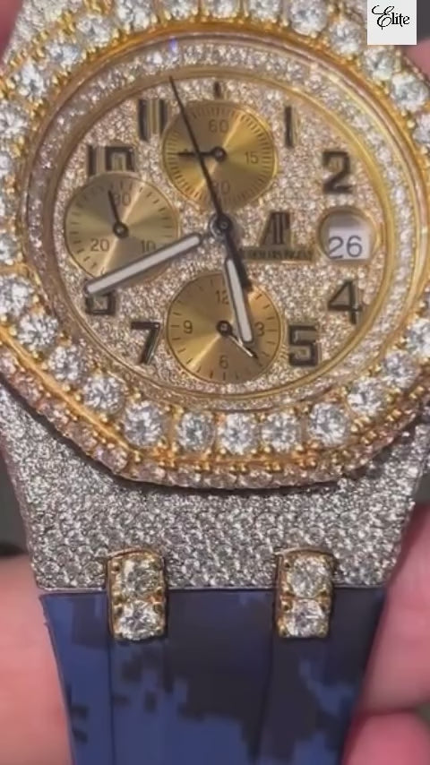 AP ROYAL OAK OFFSHORE VVS DIAMONDS (FREE $3500 VVS Earring Set INCLUDED)1