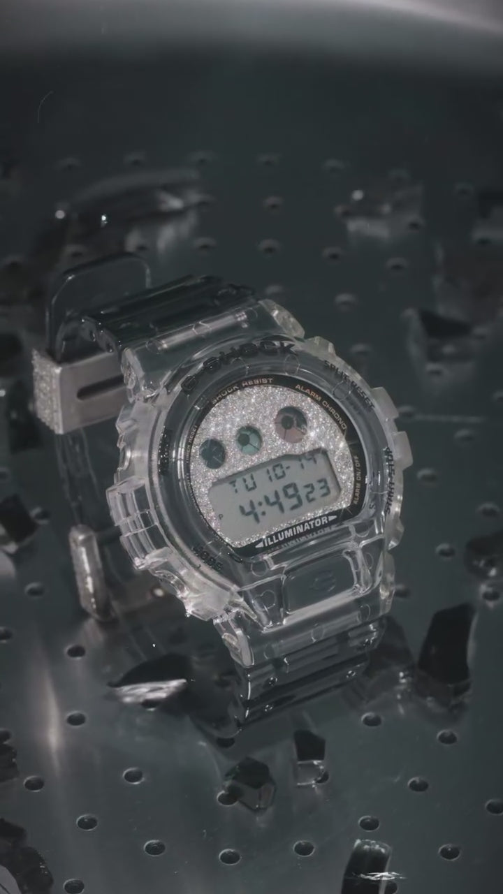 DW6900 Transparent Icedout Dial