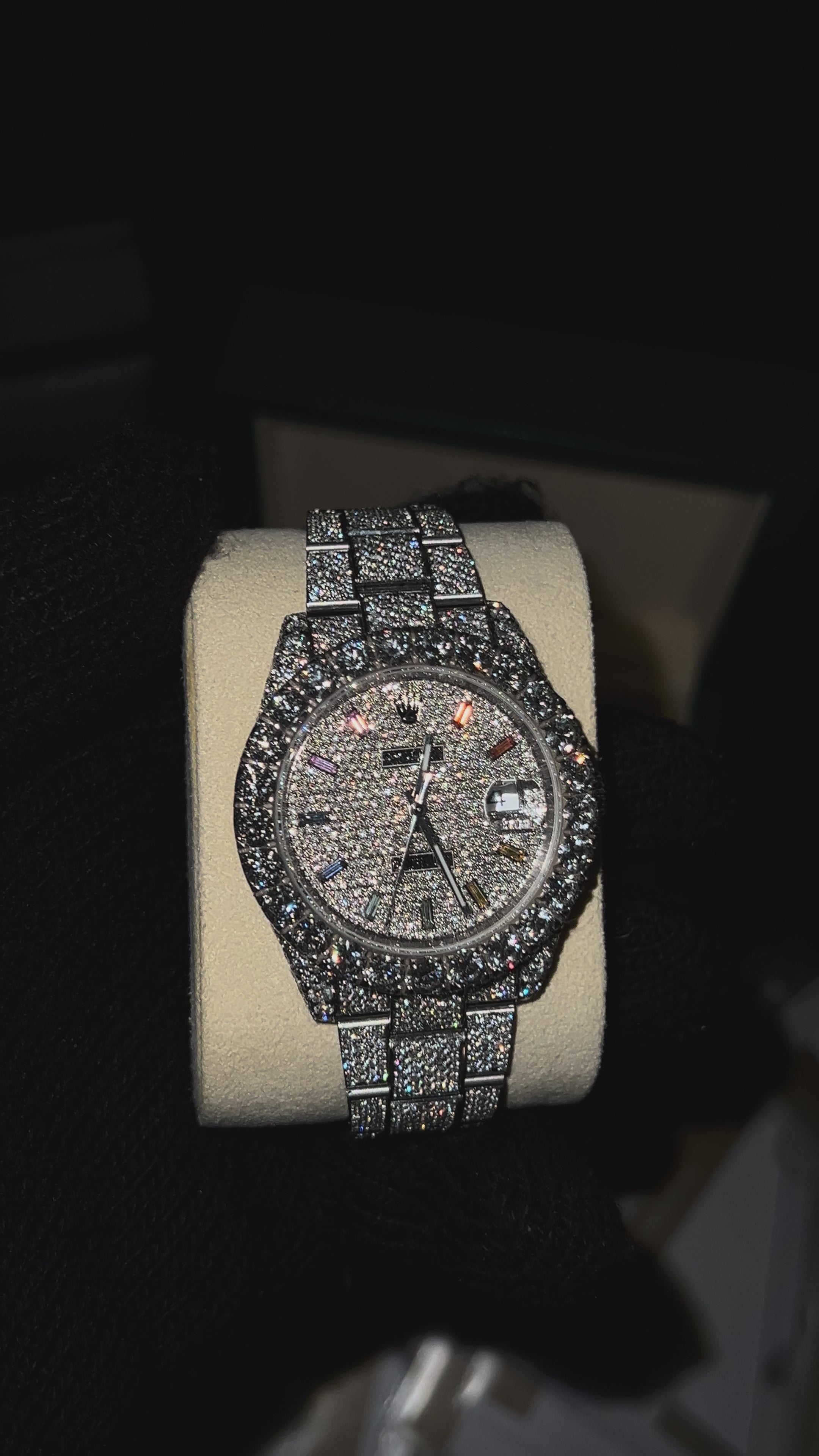 Rolex 41MM .30CT GIA 3EX BEZEL STONES