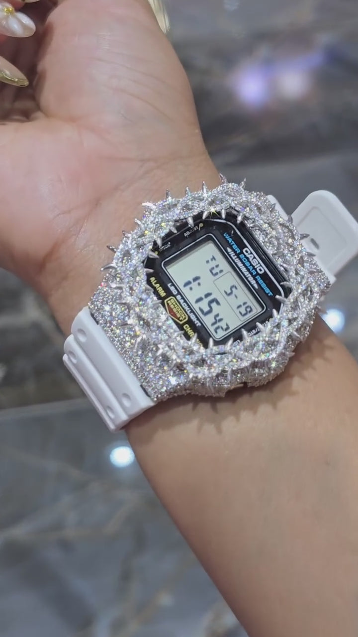 G-Shock DW5600 Collector's Edition (watch + FREE $750 15pt Tennis Chain) CROWN
